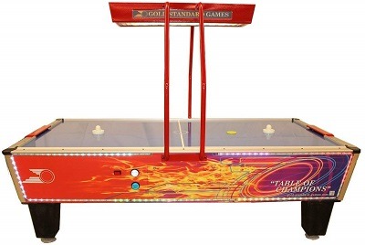 Gold Standard Games Gold Flare Elite Home Air Hockey Table