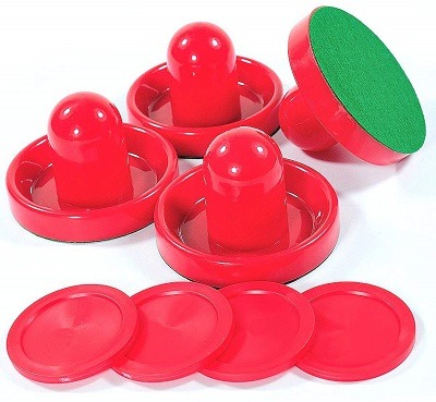 Air Hockey Pucks And Paddles Set