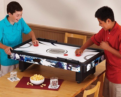 Tabletop Air Hockey Table Mini-Kids-Small-Portable