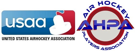 United States Air Hockey Association (USAA) logo Air Hockey Player Association (AHPA)
