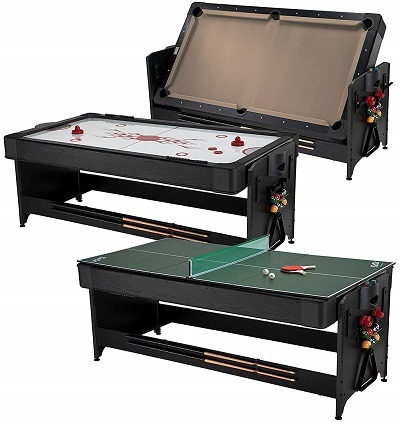 fat cat 3 in 1 flip game table