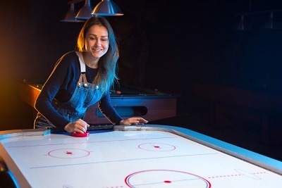 how to clean air hockey table